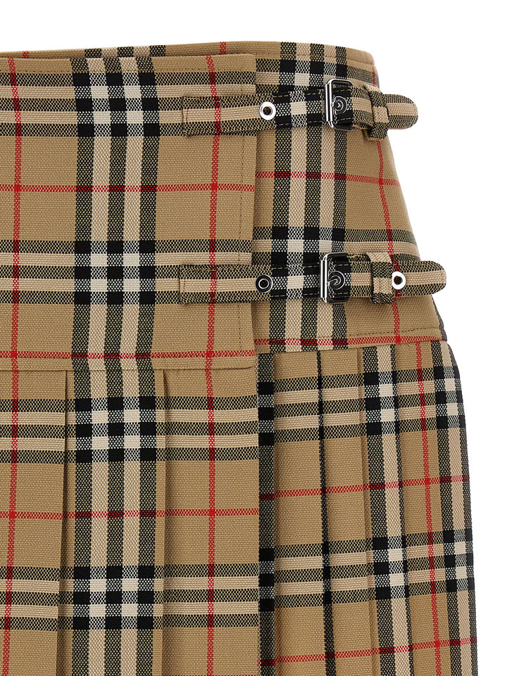 Burberry Kilt Skirt Gonne - Beige | eeaa6d5accb5e440449d01c090b78179f9ef5f7f