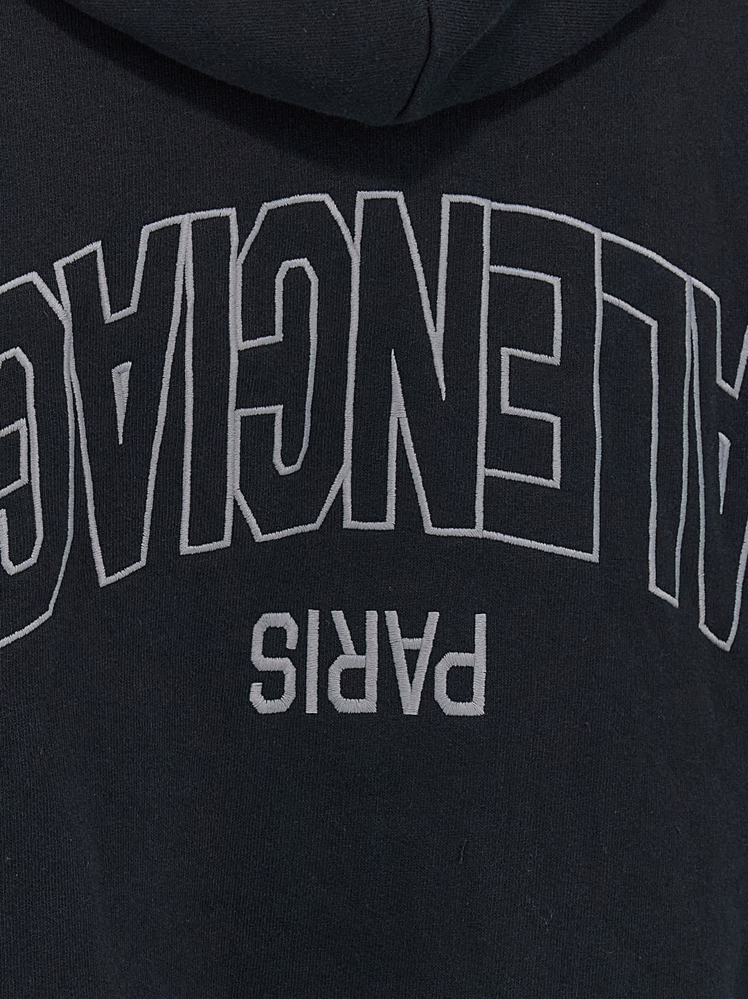 Balenciaga Flipped Uni Felpe - Nero | 2ff2f892620a7ba5943a6e4d9721da460886b7a9