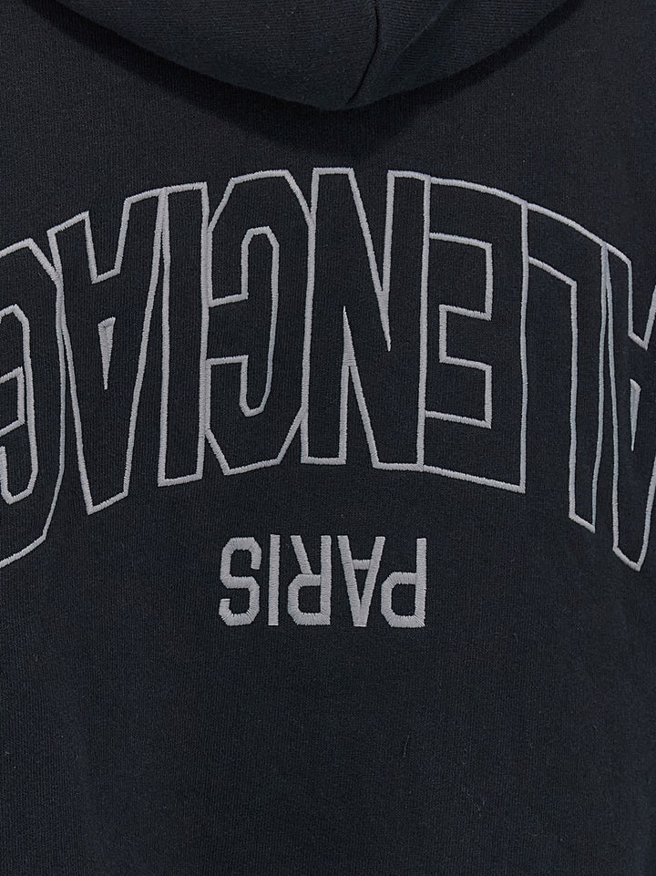 Balenciaga Flipped Uni Felpe - Nero | 2ff2f892620a7ba5943a6e4d9721da460886b7a9