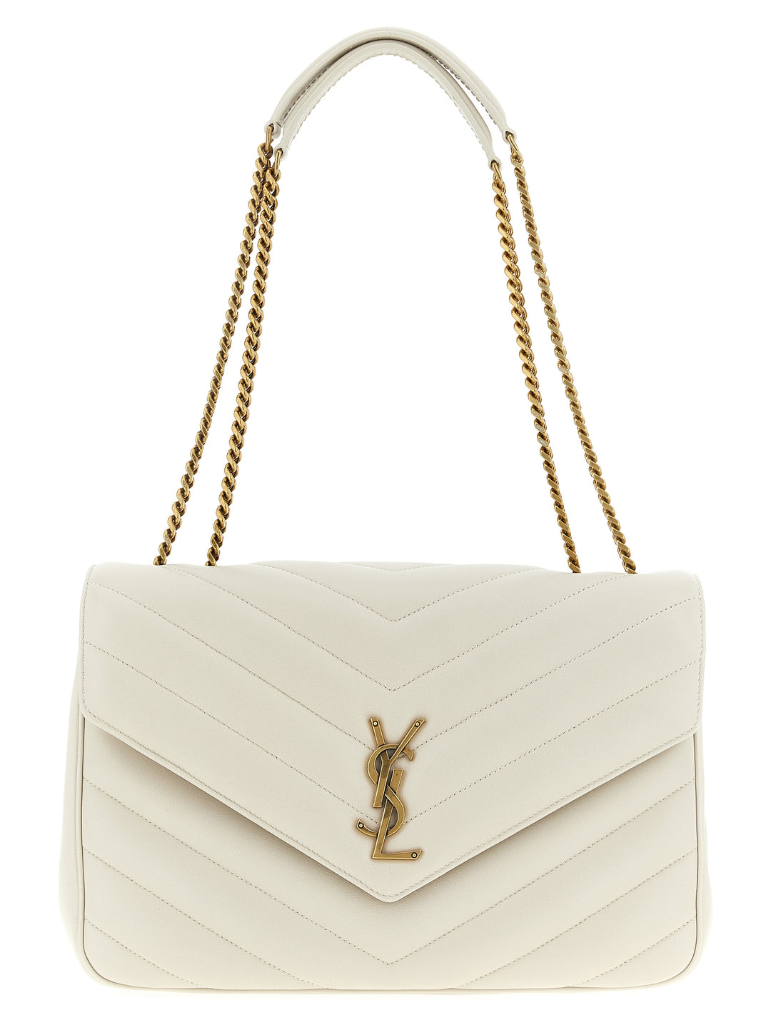 Saint Laurent Loulou Borse a Spalla e Tracolla - Beige | 432f67f00b50dfa7ea7935860f876ae959524355
