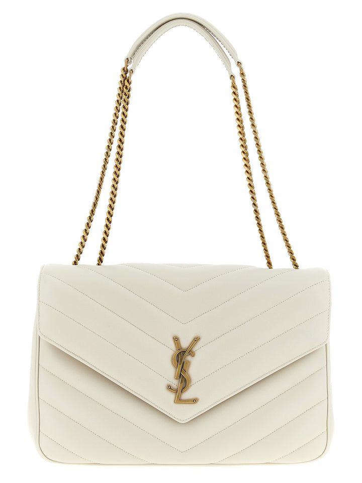 Saint Laurent Loulou Borse a Spalla e Tracolla - Beige | 432f67f00b50dfa7ea7935860f876ae959524355