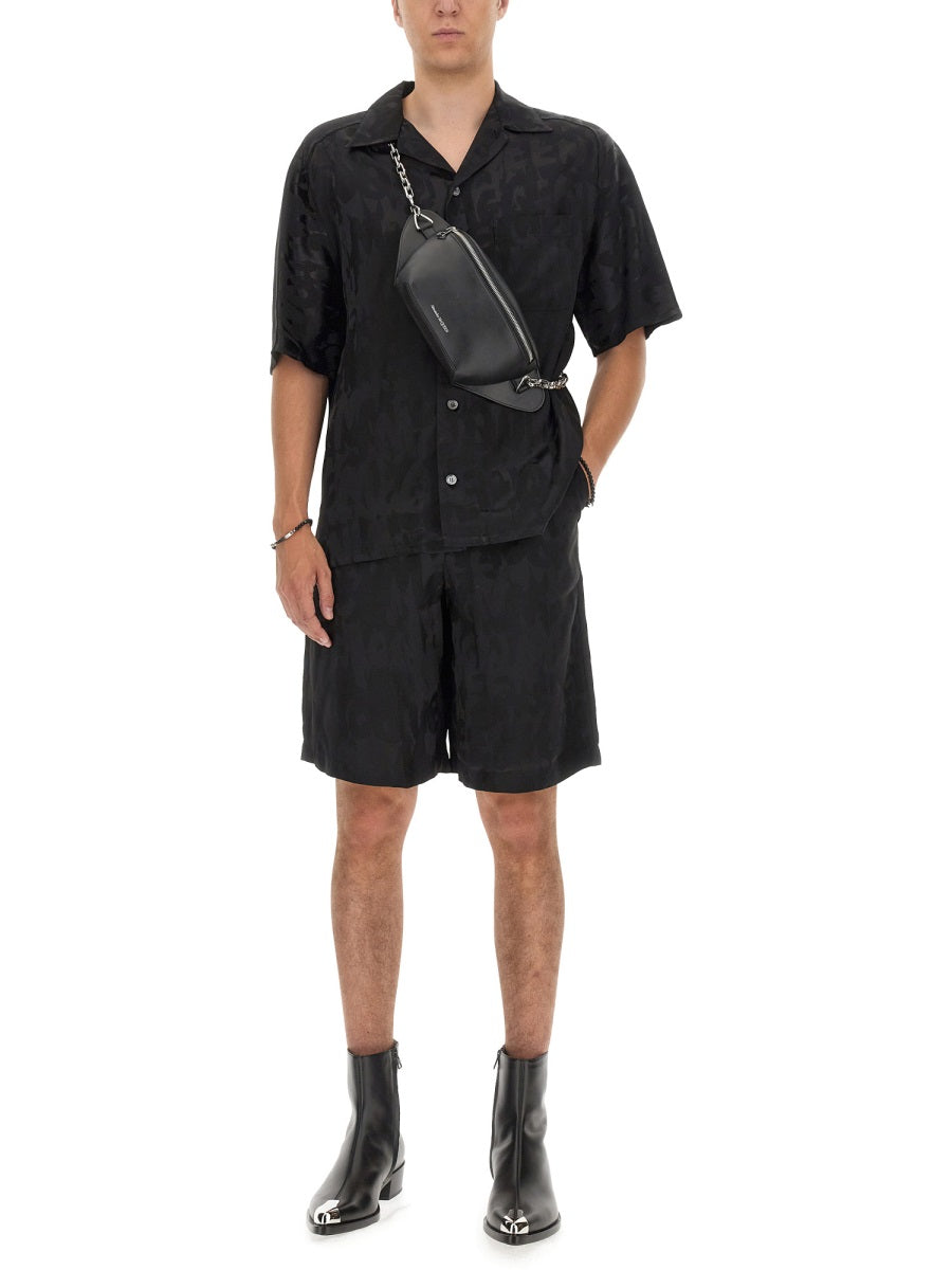 Alexander Mcqueen Shorts - Black | ae394bc3748480223b949be9a6310b8d2ba688f0