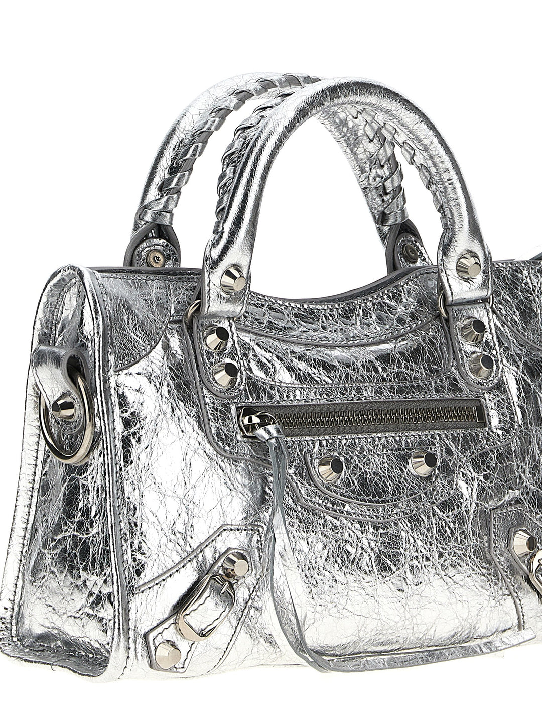 Balenciaga Le City Mini Borse a Mano - Silver | b020c7d2857a52e13e574e963f031bd244b9af2b