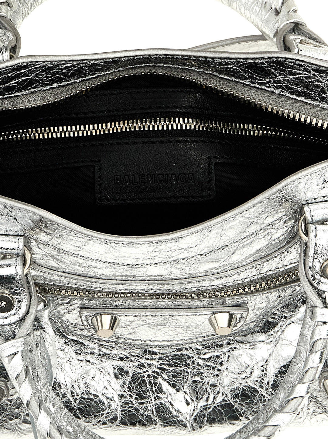 Balenciaga Le City Mini Borse a Mano - Silver | 9db956388d166869c4aff3be8ce1a971a01ca029