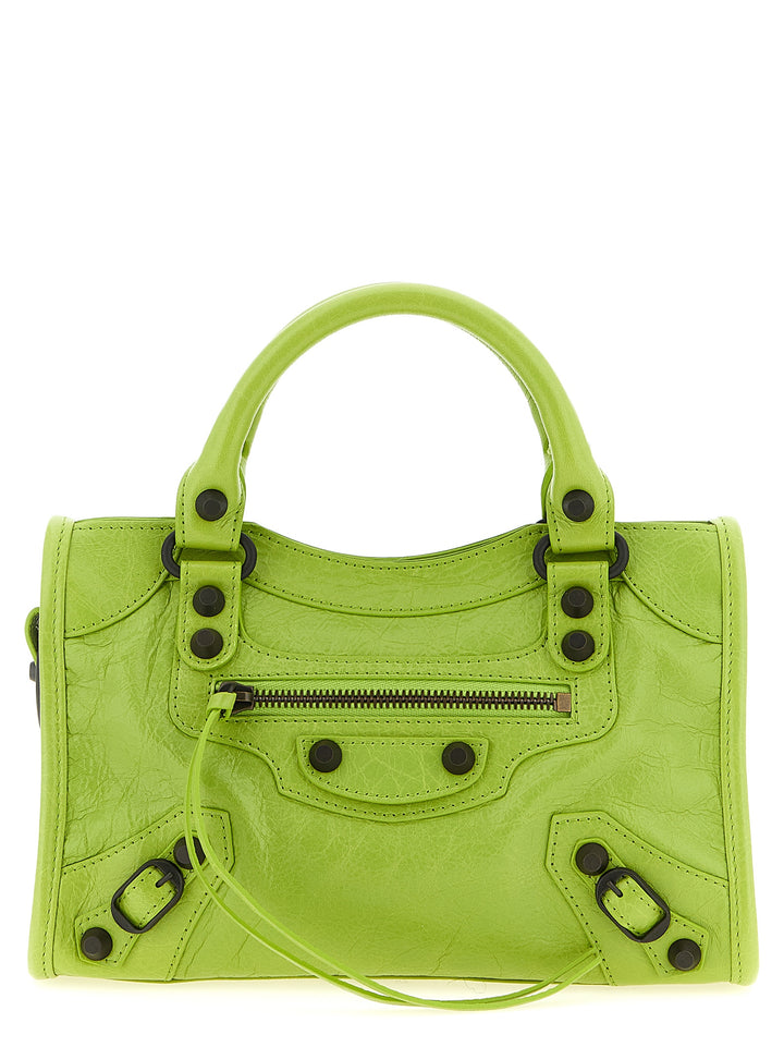 Balenciaga Le City Mini Borse a Mano - Verde | 018d4a51e9902e620a0fb0db9374b6c958ade206