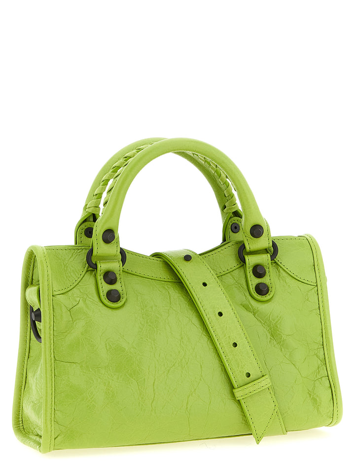 Balenciaga Le City Mini Borse a Mano - Verde | 3d399304929664bf74e9076e5ad2670f3a61e2d4