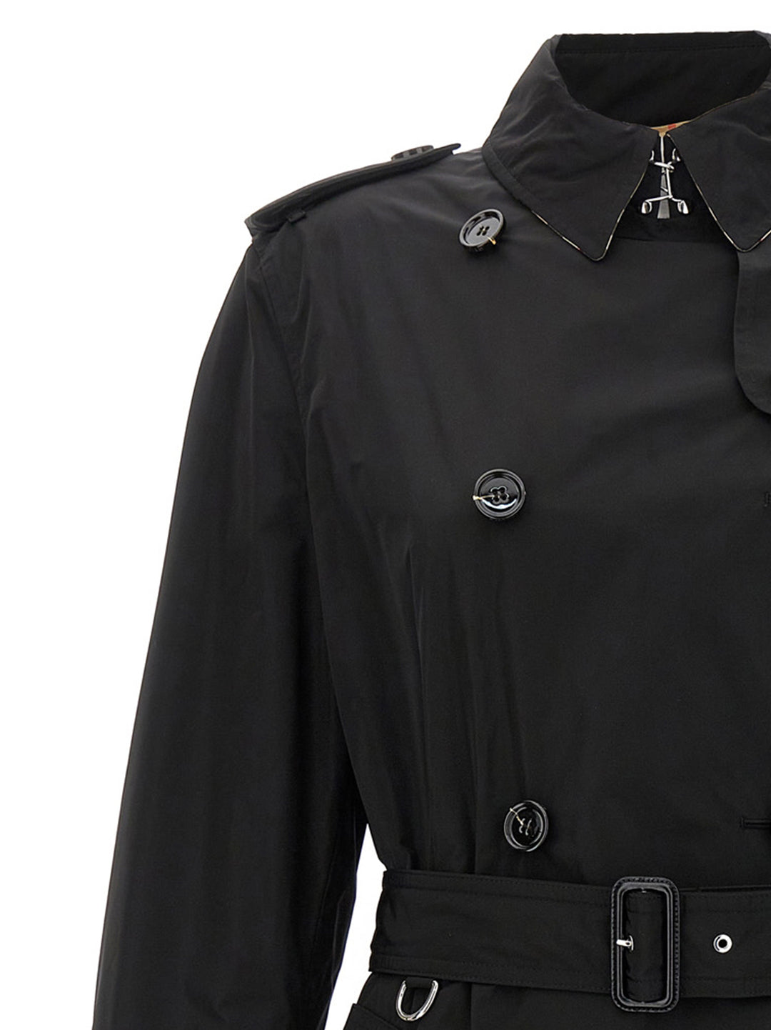 Burberry Kensington Trench e Impermeabili - Nero | e3fe81e991d5263afb43959909df992805ebf850