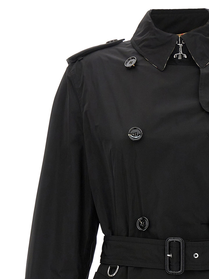 Burberry Kensington Trench e Impermeabili - Nero | e3fe81e991d5263afb43959909df992805ebf850