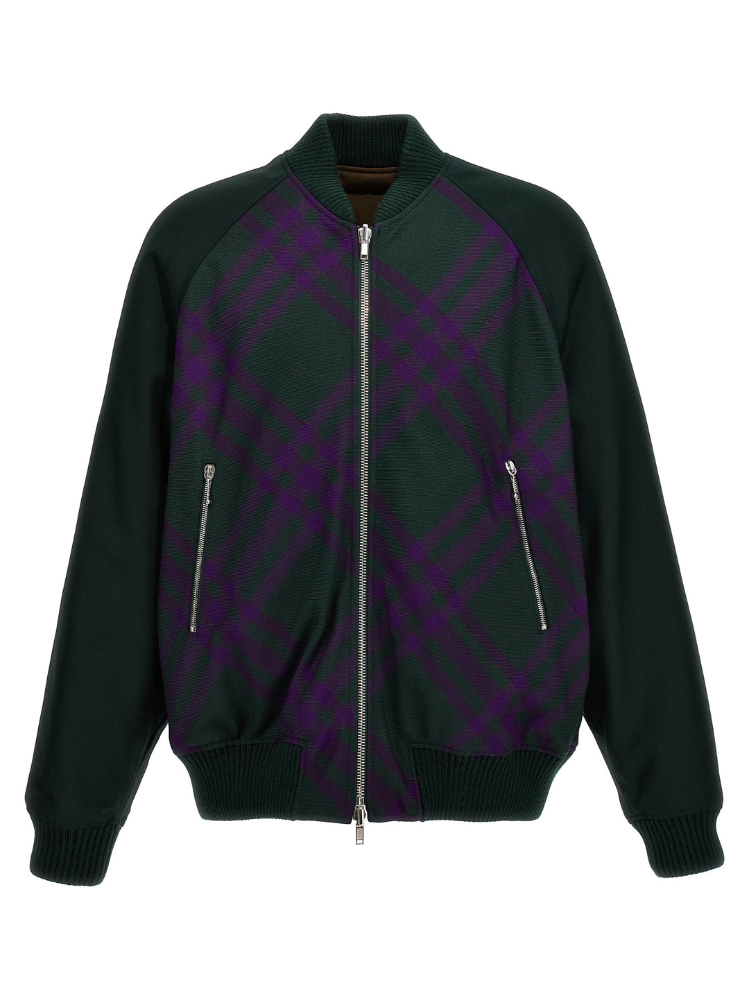 Check Reversible Bomber Jacket Giacche Multicolor