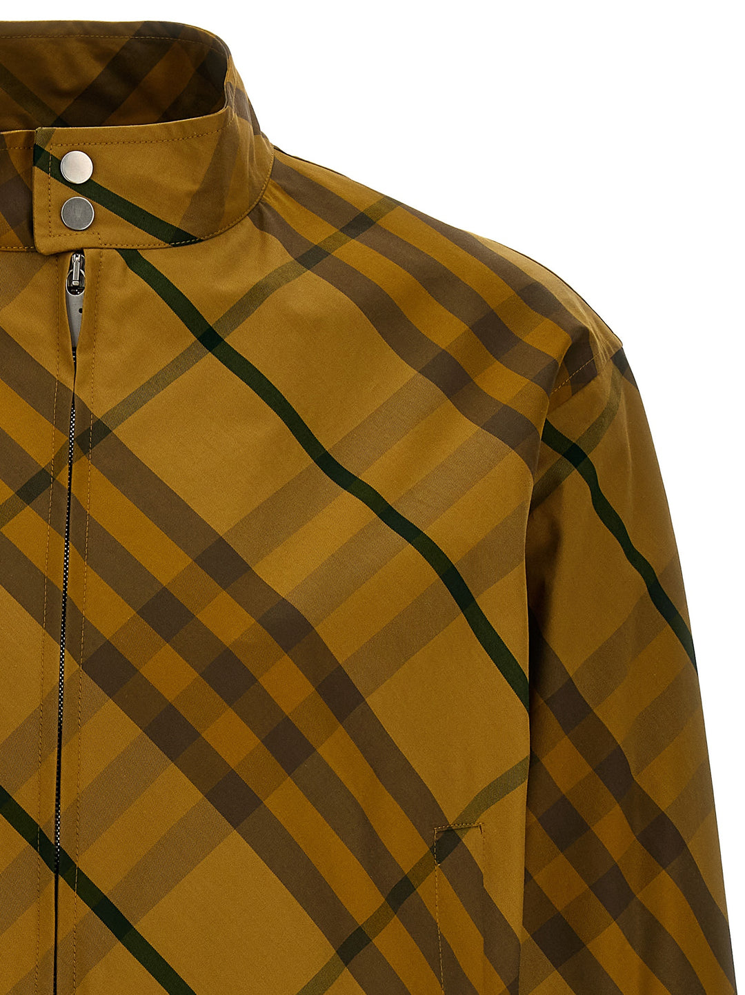 Burberry Check Print Jacket Puffer Jackets - Giallo | b8ab456fa1480f156fa1d8dc8515a9e48a723749