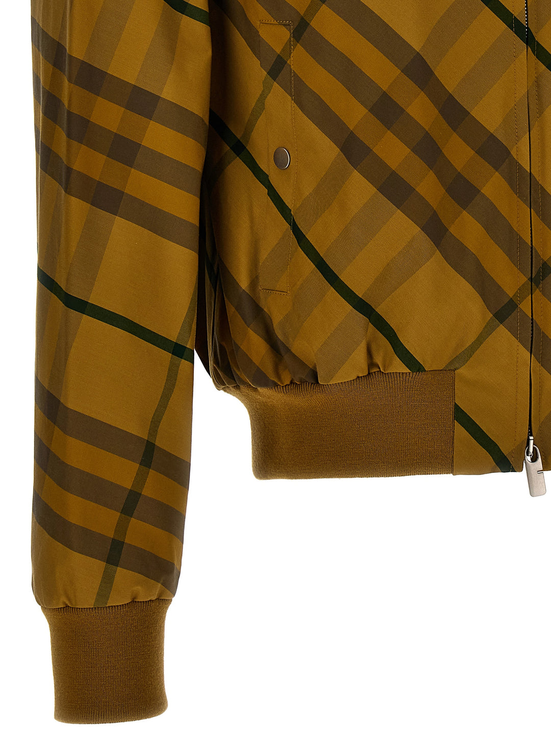 Burberry Check Print Jacket Puffer Jackets - Giallo | e4d0ff74852fbf85655680275d4e69b4c2afb556