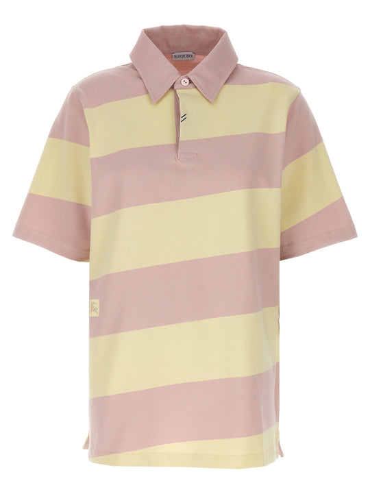 Logo Striped Shirt Polo Multicolor