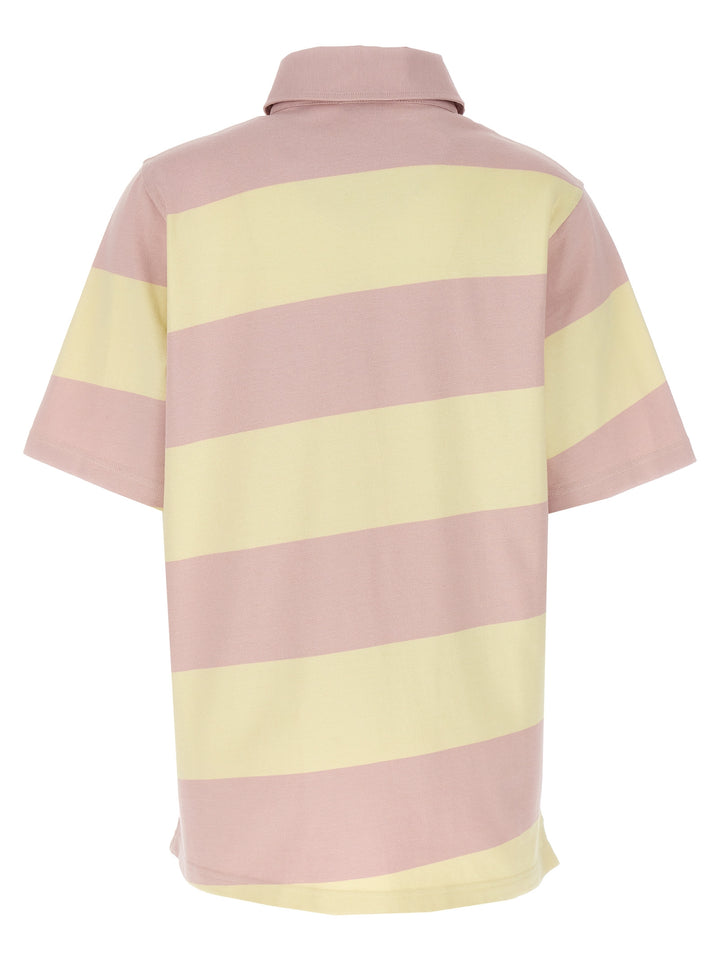 Logo Striped  Shirt Polo Multicolor