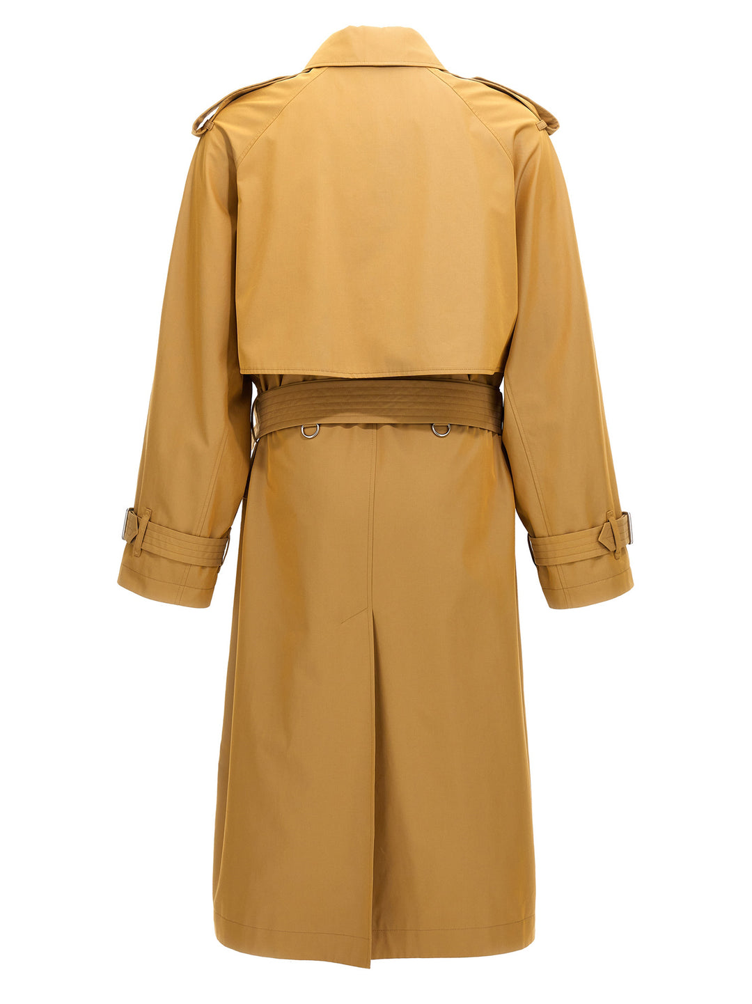 Double-Breasted Long Trench Coat Trench E Impermeabili Beige