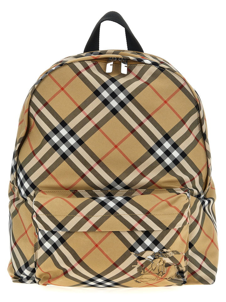 Burberry Check Backpack Zaini e Valigie - Beige | 6b0711ed5375cd6008249cbe3da0b6a1973d4204