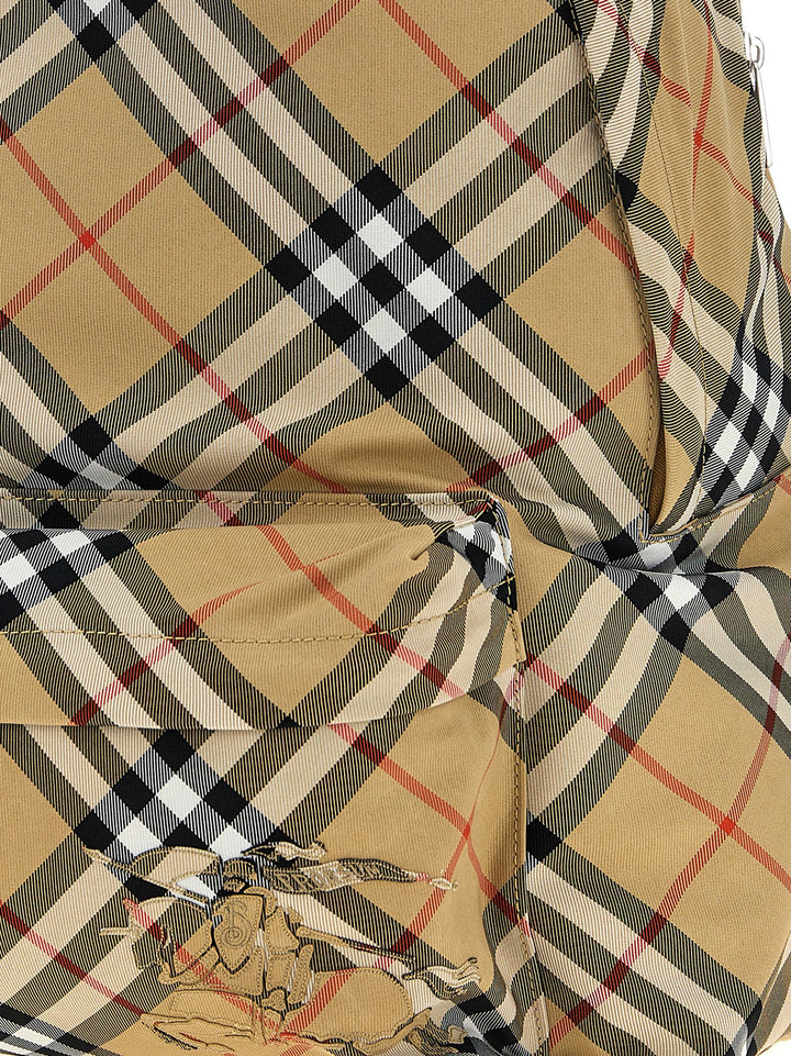 Burberry Check Backpack Zaini e Valigie - Beige | 1a0dc46891d98e63446c06665a99b73f6aeb4c74