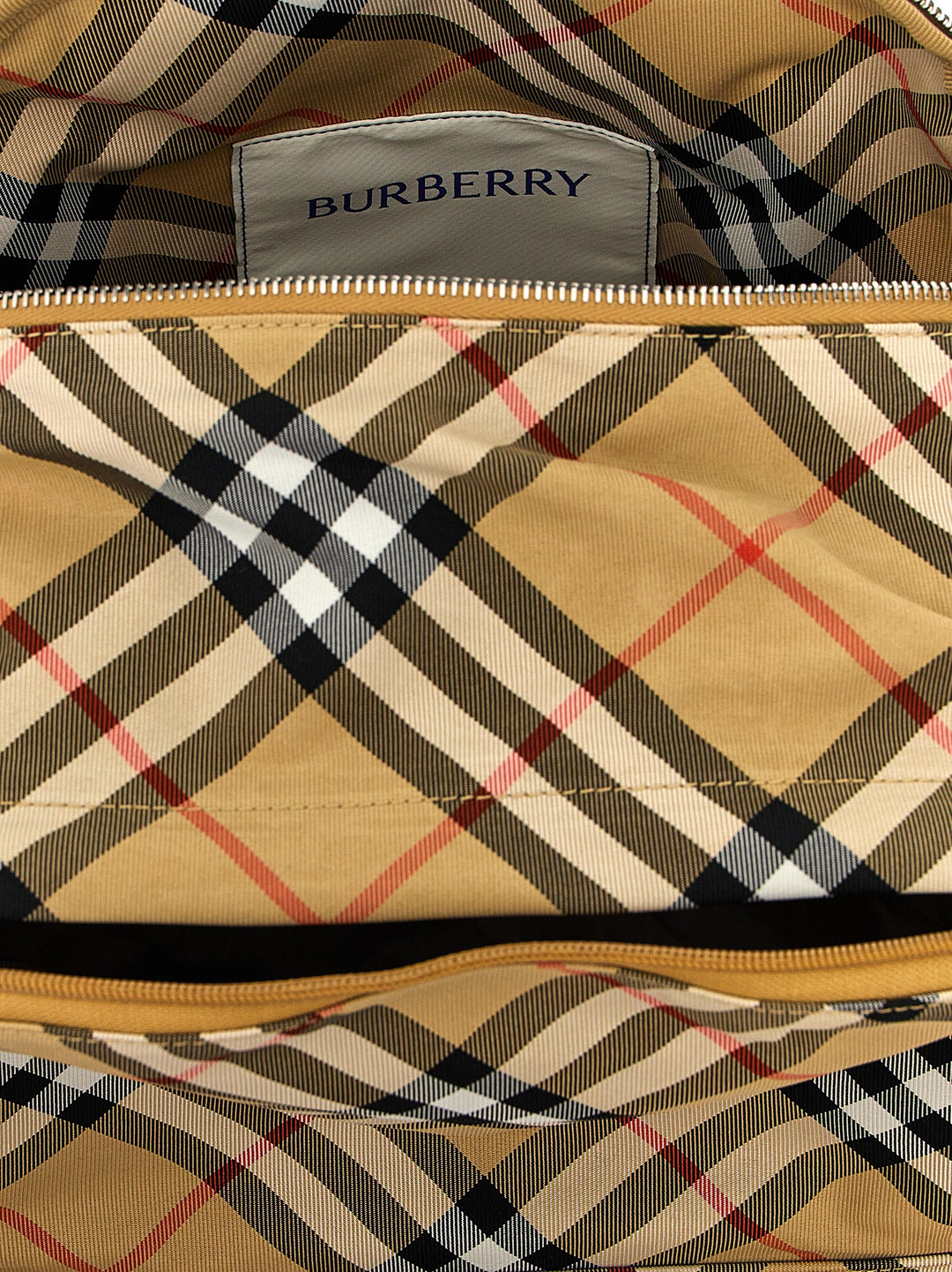 Burberry Check Backpack Zaini e Valigie - Beige | 2935bb9a410a097c416152d52317e9e53208f5f1