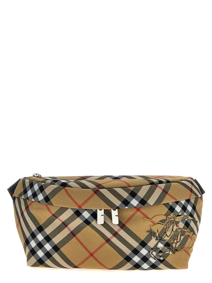 Burberry Check Waist Bag Borse a Tracolla - Beige | 05cd766952e94a499348239a8da2155144c9cc9d