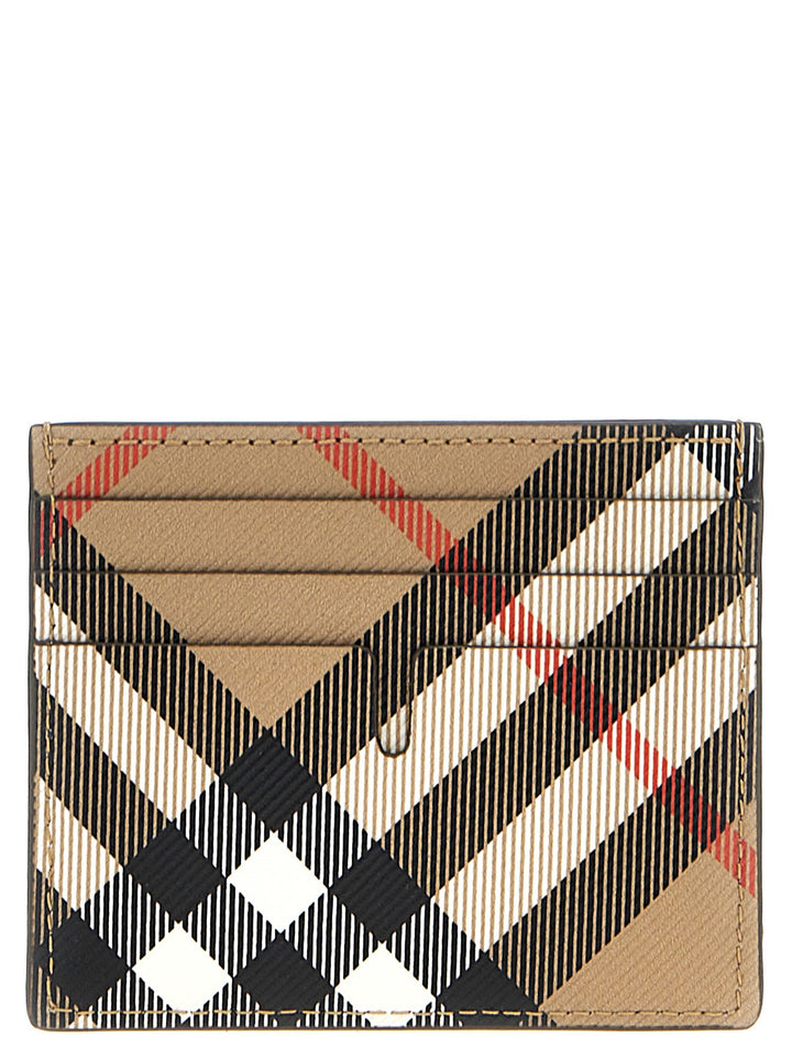 Burberry Tall Check Portafogli - Beige | 4a21ffc69c5e27fda4bfb4441712e264228cbd37