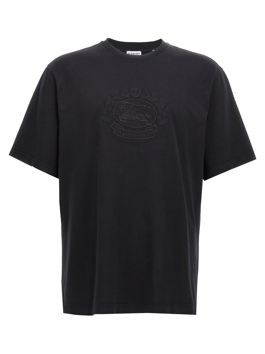 Burberry Logo Embroidery T shirt - Nero | 38256a7b63e6fbff5a6944c7c05ee3875757ca6b