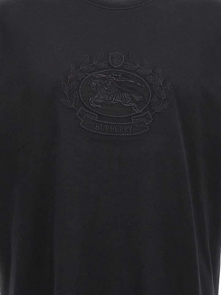 Burberry Logo Embroidery T shirt - Nero | fc349315ec278924351dbcd4b7b8b807adcc5f8c