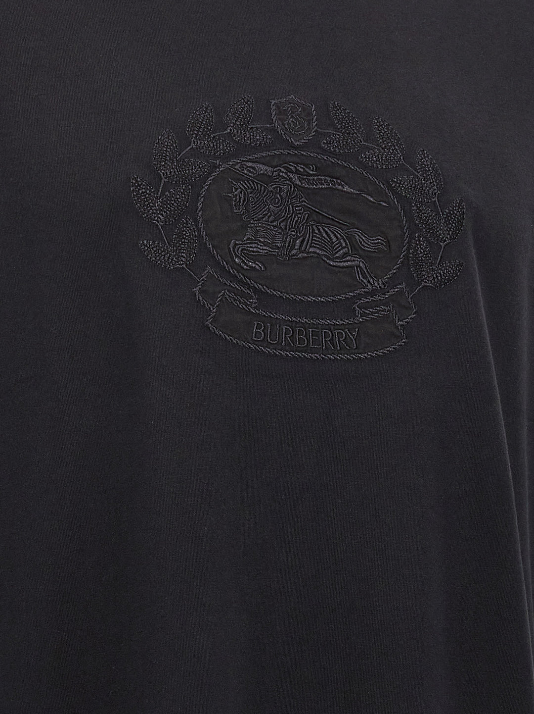 Burberry Logo Embroidery T shirt - Nero | 366b789613ab4cb2276589e88beb3851627b92ef