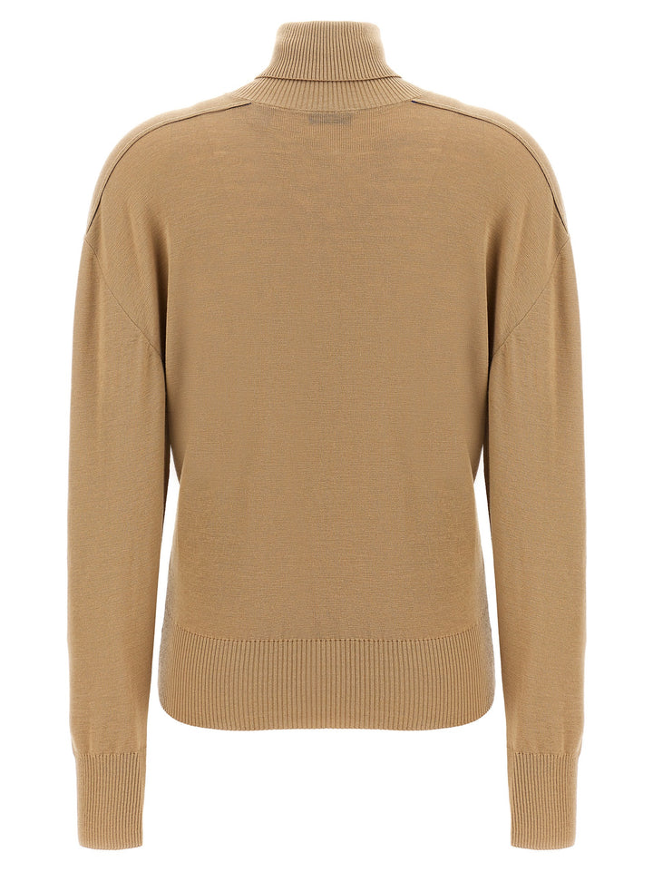 Burberry Turtle-Neck Sweater Maglioni - Beige | f012aaf38fa42498eebc8b758bceffe5aaf7580a