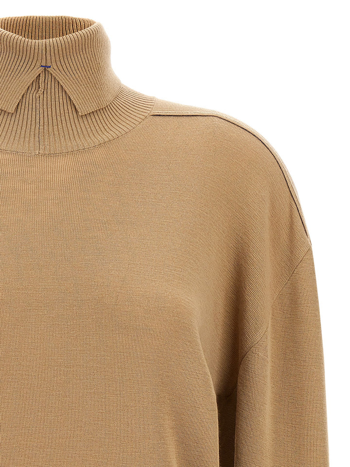 Burberry Turtle-Neck Sweater Maglioni - Beige | 0b5f17329cbafc451cc1b1c7287536bd149d1e78