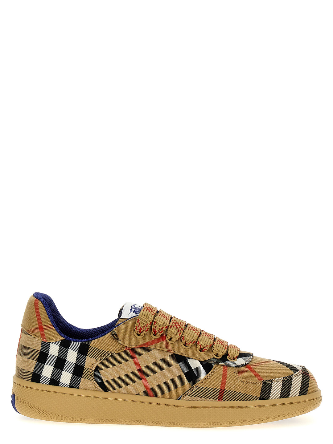 Burberry Terrace Check Sneakers - Multicolor | e7a4e1440a343b3e9219b9649e64b0aba346d576