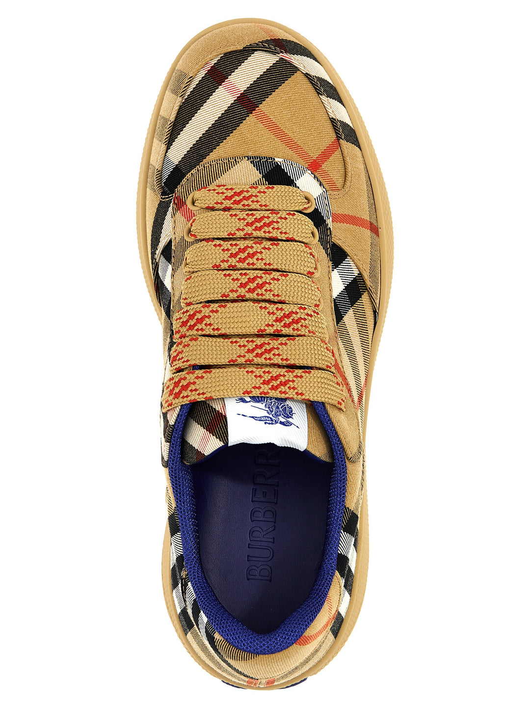 Burberry Terrace Check Sneakers - Multicolor | 18e33304bd982c2e41aea838bec7b65305ce6da0