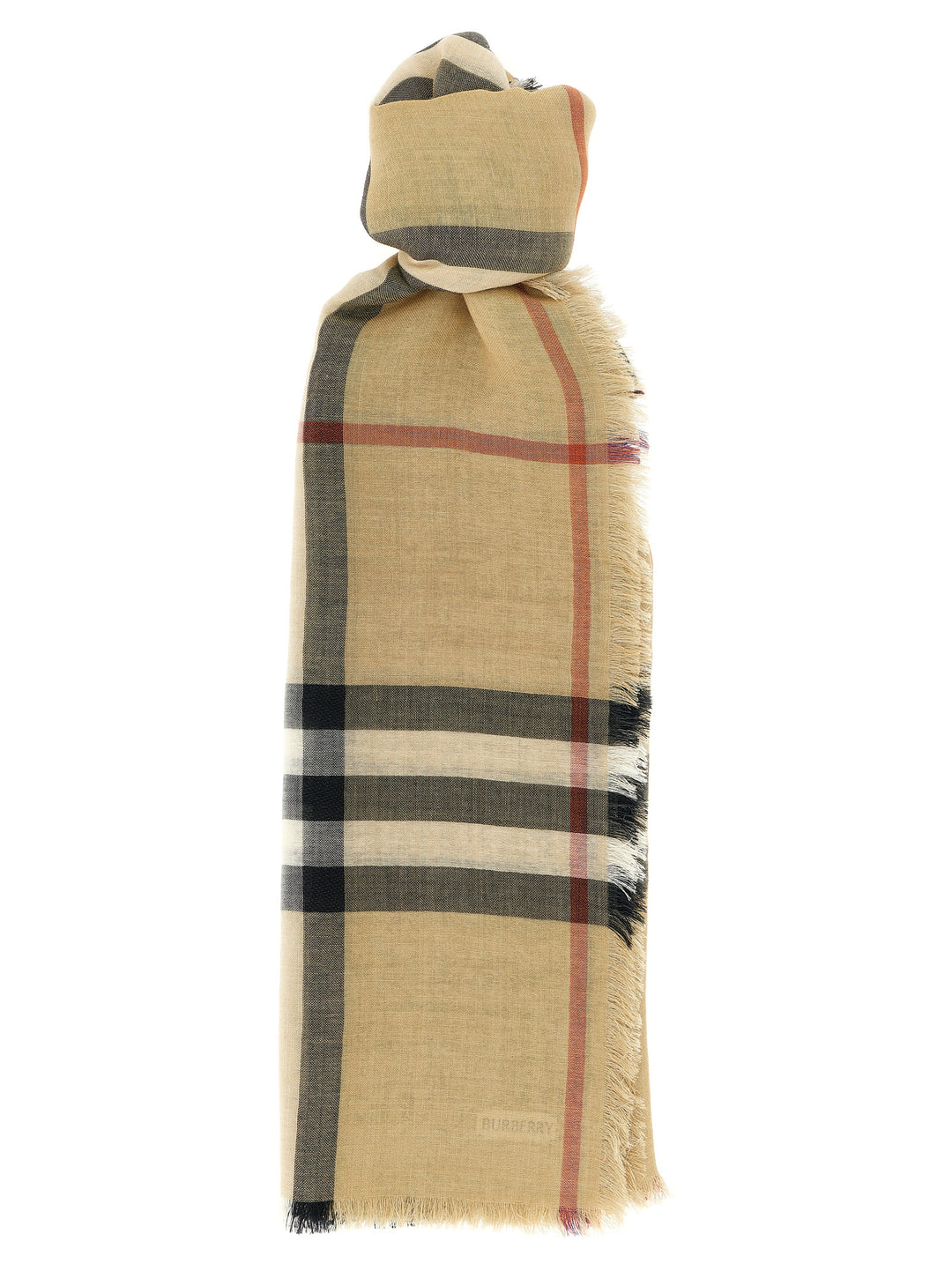 Burberry Check Reversible Scarf Sciarpe - Beige | 467ceb5044b5dad865c1e255503656821bc69caf