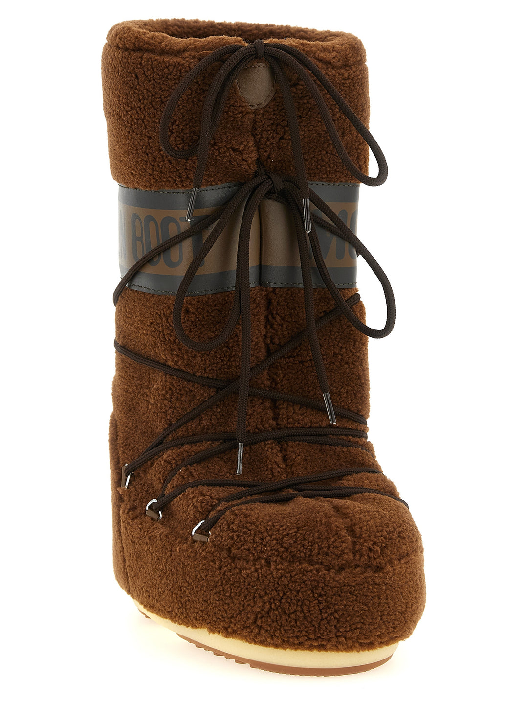 Moon Boot Icon Fleece Stivali e Stivaletti - Marrone | 862d24ebb04e1f4eda9966be8dd0b2f7ff947d0f