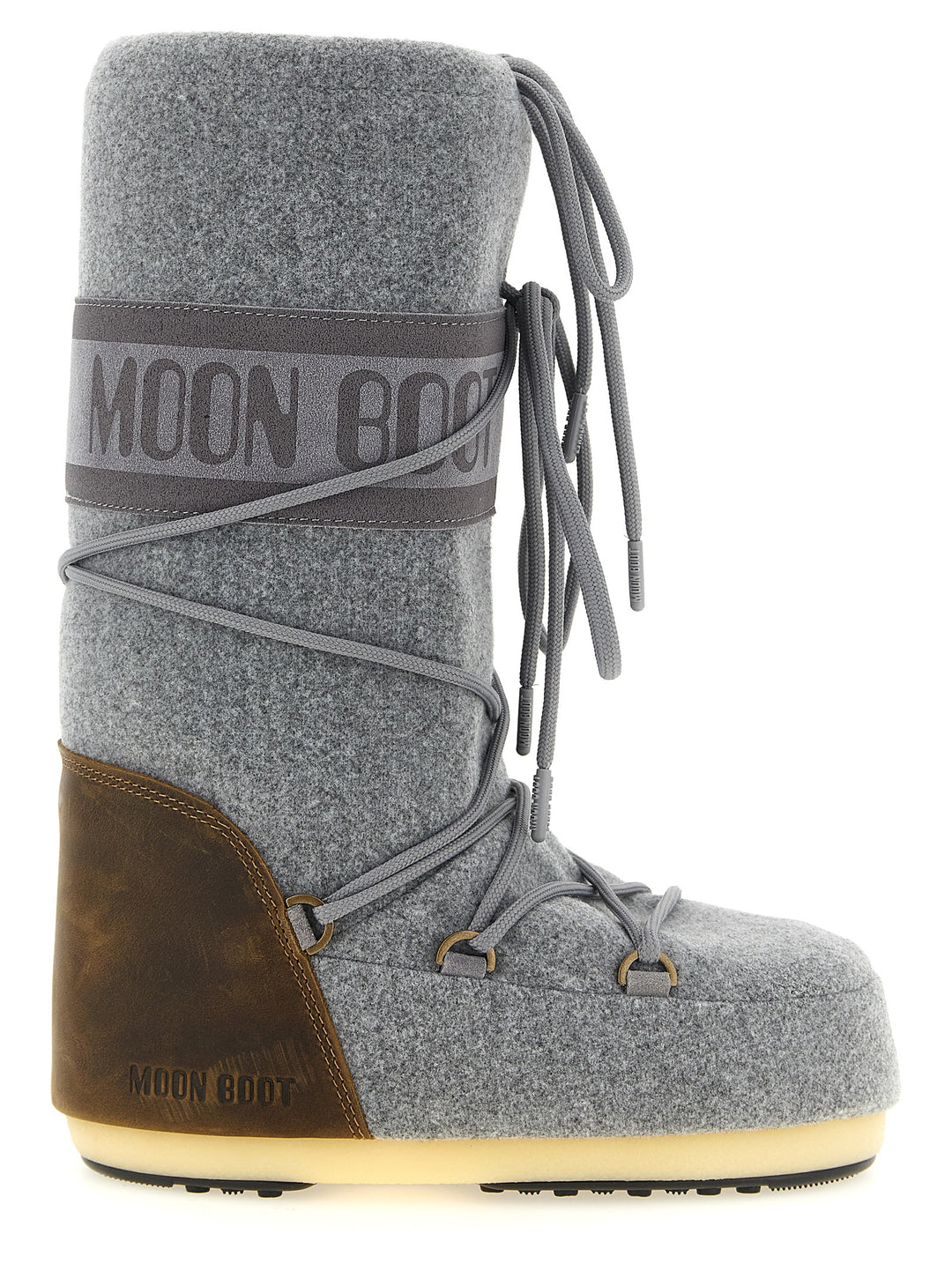 Moon Boot Icon Nubuck Felt Stivali e Stivaletti - Grigio | 69557d689ca3978017a1f04fe57a35ad334577cd