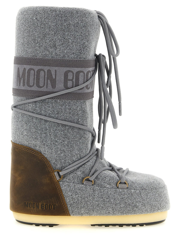 Icon Nubuck Felt Stivali E Stivaletti Grigio