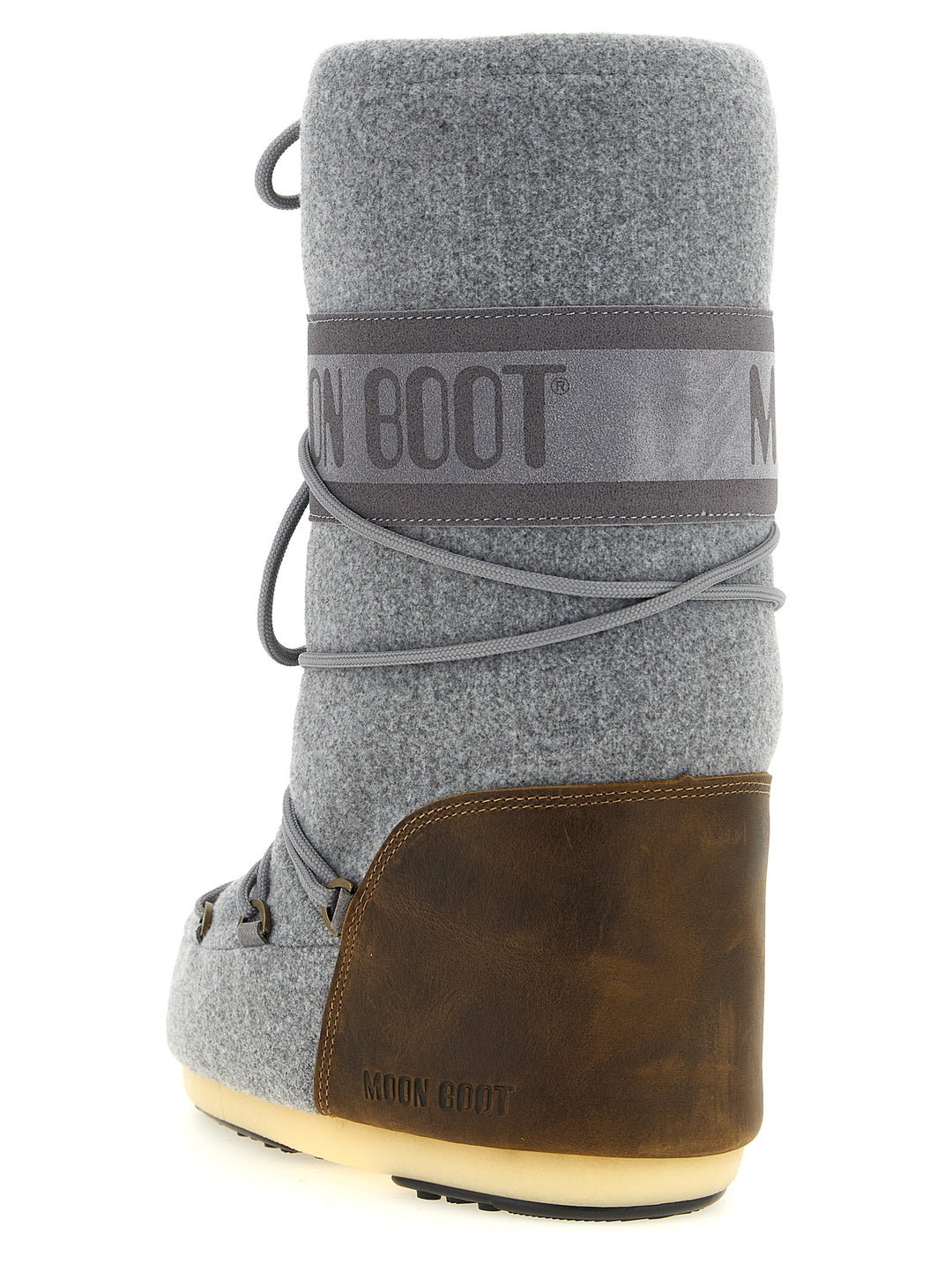 Moon Boot Icon Nubuck Felt Stivali e Stivaletti - Grigio | 444133444d036c64d5caa649531d1c69e68119a1