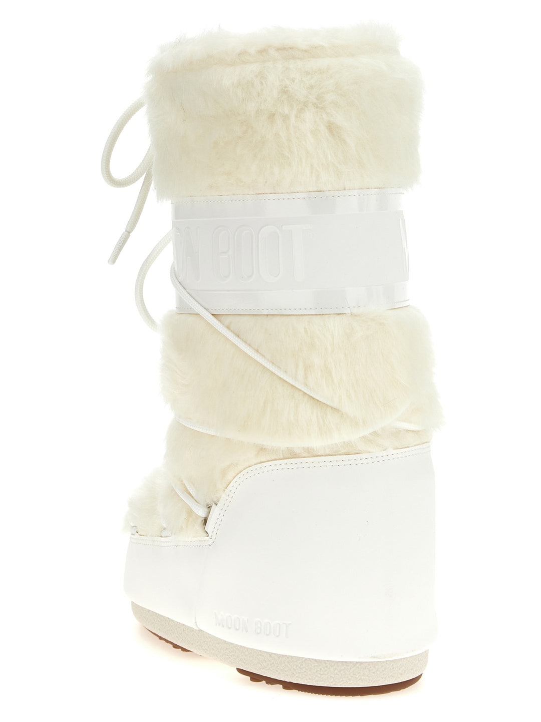 Moon Boot Icon Faux Fur Stivali e Stivaletti - Bianco | f9ef105296cf3f48745d61ca7daa321afead1570