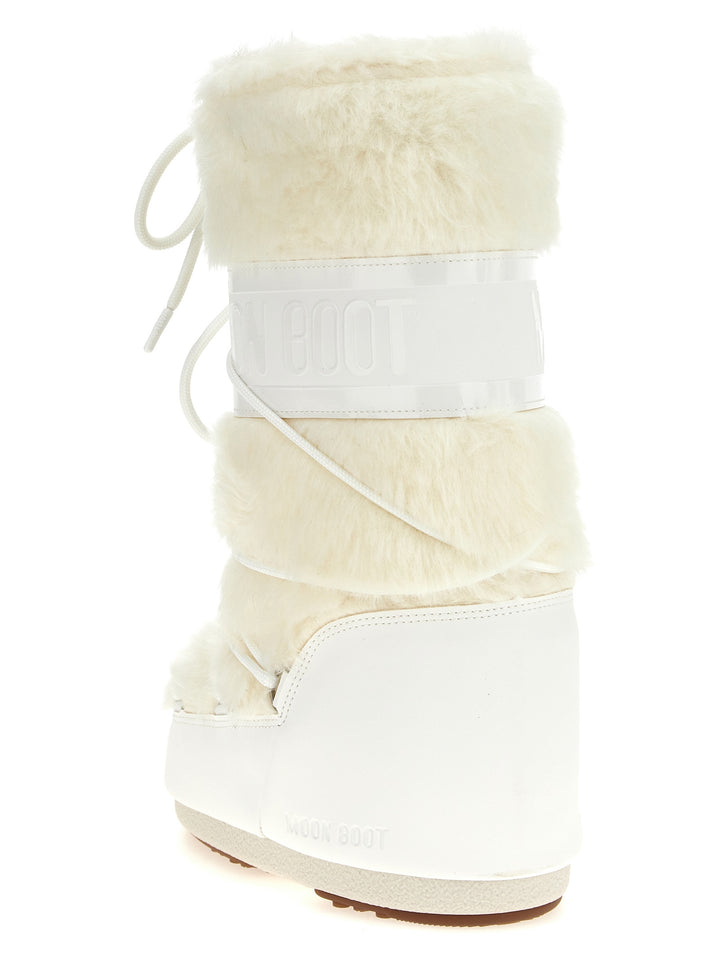 Moon Boot Icon Faux Fur Stivali e Stivaletti - Bianco | f9ef105296cf3f48745d61ca7daa321afead1570