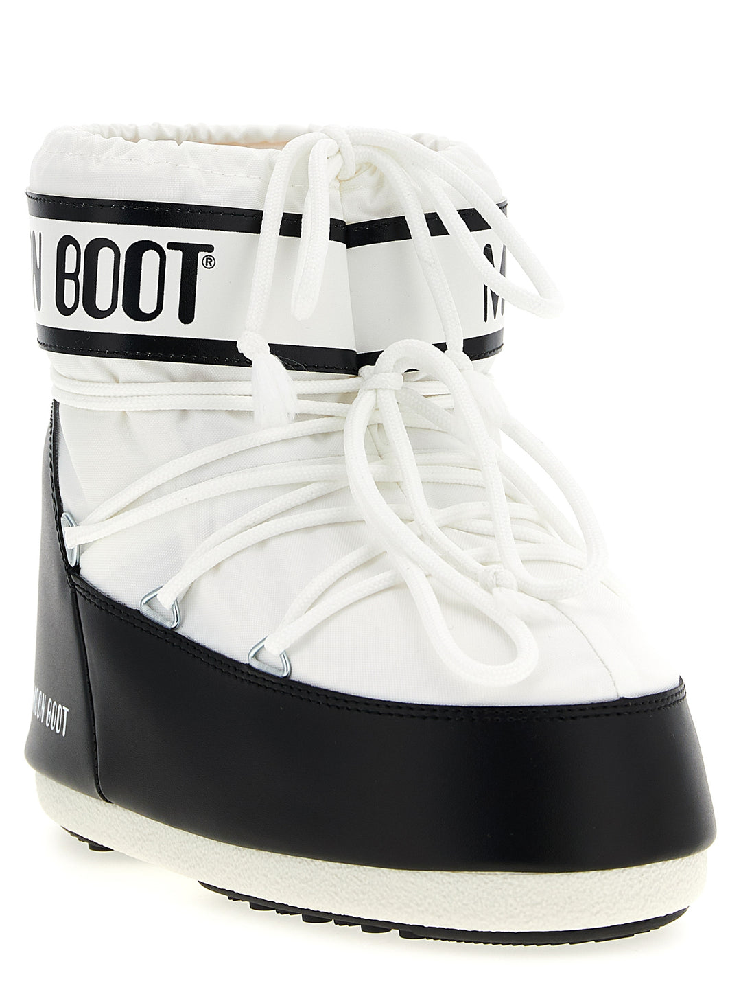 Moon Boot Icon Low Stivali e Stivaletti - Bianco/Nero | 4ec097381f32cf054279f022b3b5690362a2cefe