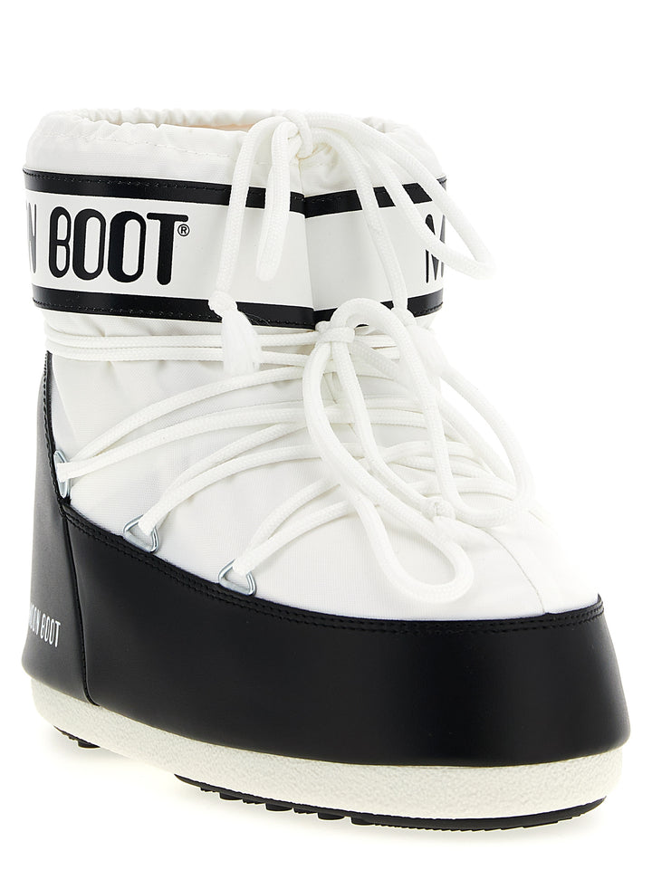 Moon Boot Icon Low Stivali e Stivaletti - Bianco/Nero | 4ec097381f32cf054279f022b3b5690362a2cefe