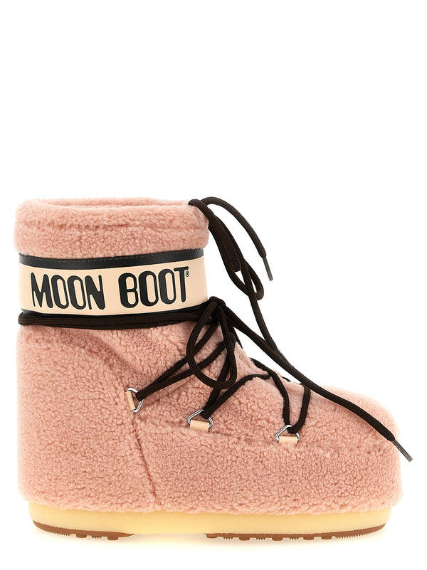 Icon Low Fleece Ankle Boots Stivali E Stivaletti Rosa