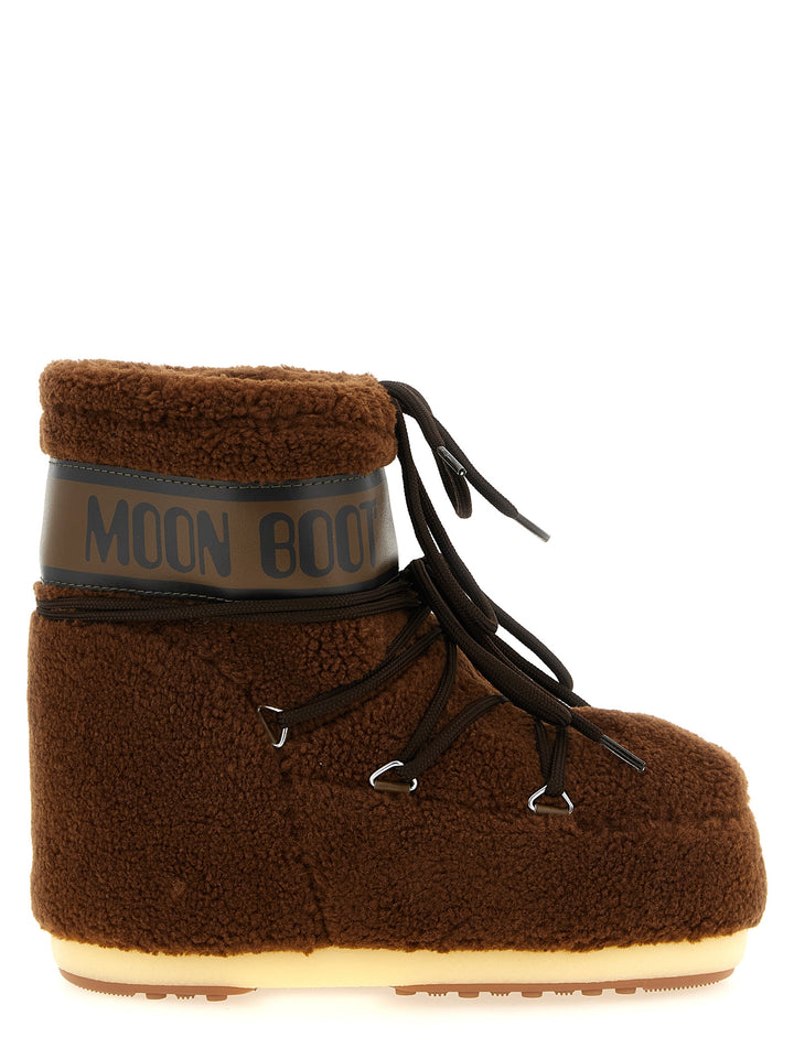 Moon Boot Icon Low Fleece Ankle Boots Stivali e Stivaletti - Marrone | 7094bb9449f6a957215ea19bcd647ed78f9e2160
