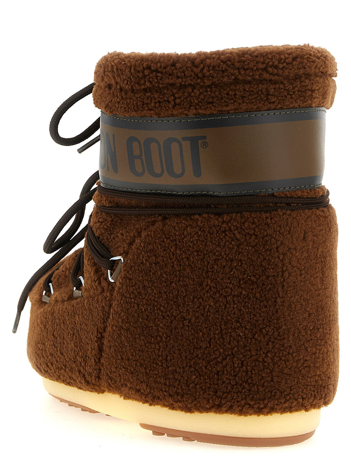 Moon Boot Icon Low Fleece Ankle Boots Stivali e Stivaletti - Marrone | 8745010fad0b2c6642a7fb1bacfc56085008f73b