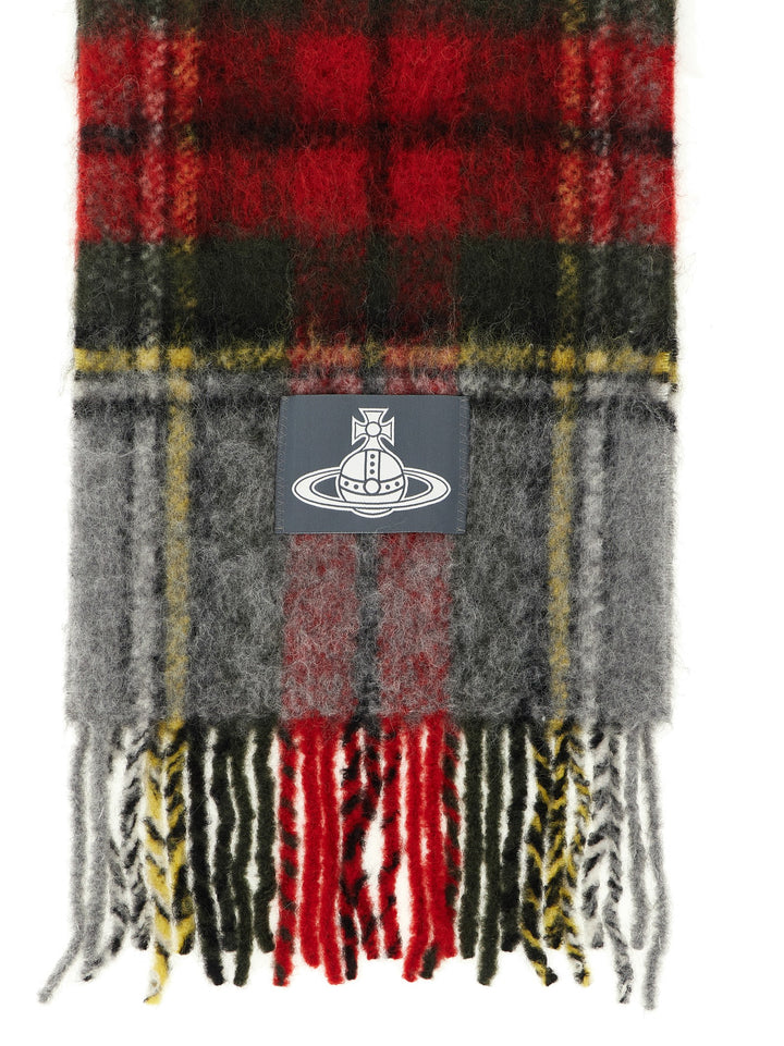 Vivienne Westwood Chunky Tartan Sciarpe - Multicolor | 59623534bab9091f581d201629b8aa133d17becb