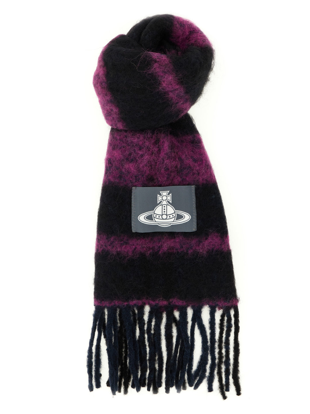 Vivienne Westwood Chunky Stripes Sciarpe - Viola | e560d92a9e8eeb9dcb712bc35ff8d36395555d1c