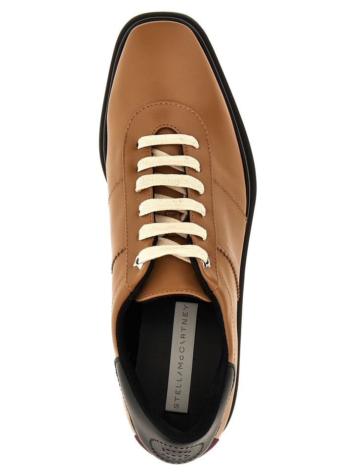 Stella Mccartney Sneak-Elyse Zeppe - Marrone | e3424b25bfb613ac7ea54bbbb10f9b3237219505