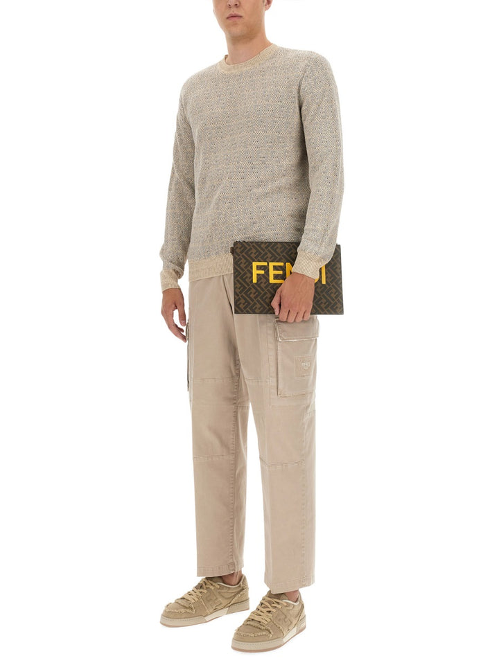 Fendi Pantaloni - Beige | Wanan Luxury