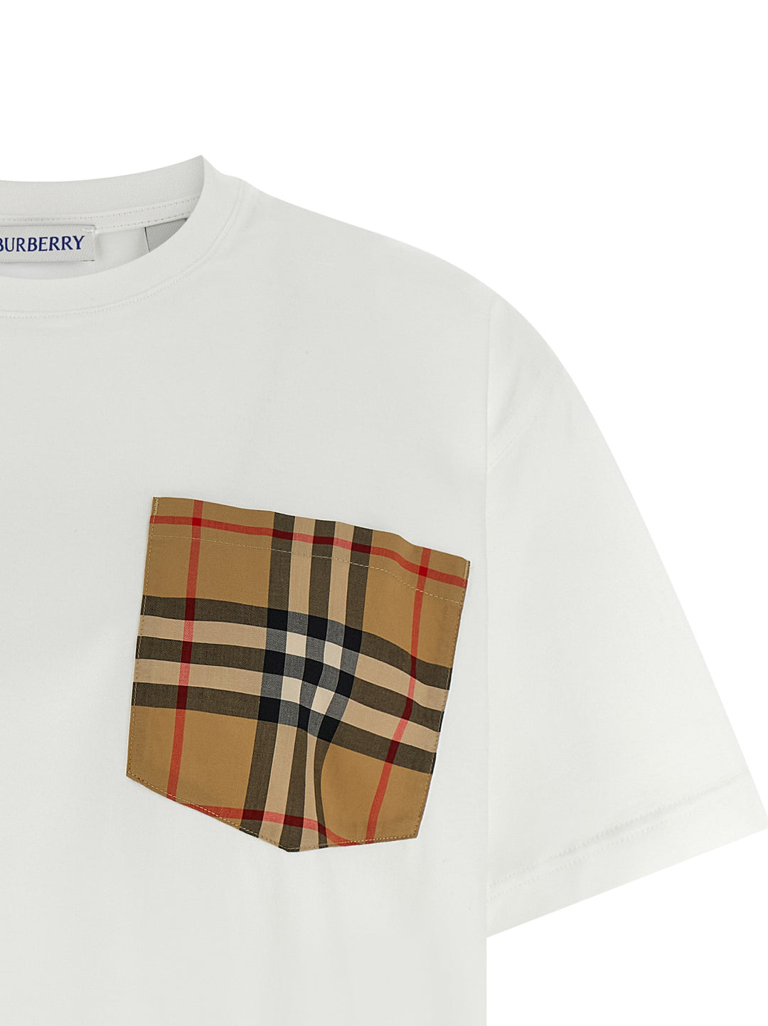 Burberry Carrick T shirt - Bianco | d30d725541b421cf02b9d2c2f8b7507cc12e48a4