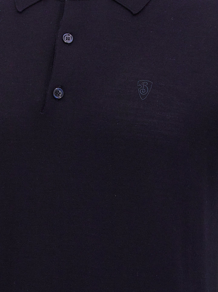 Burberry Wool  Shirt Polo - Blu | 3281cfe0ca80f37ea3db9f4eef561854453c28af