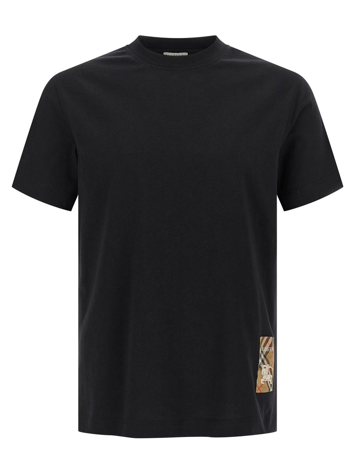 Burberry Patch Burberry Check T shirt - Nero | d40dad80853d6c9eb24496dd68c1e26c30abf21d
