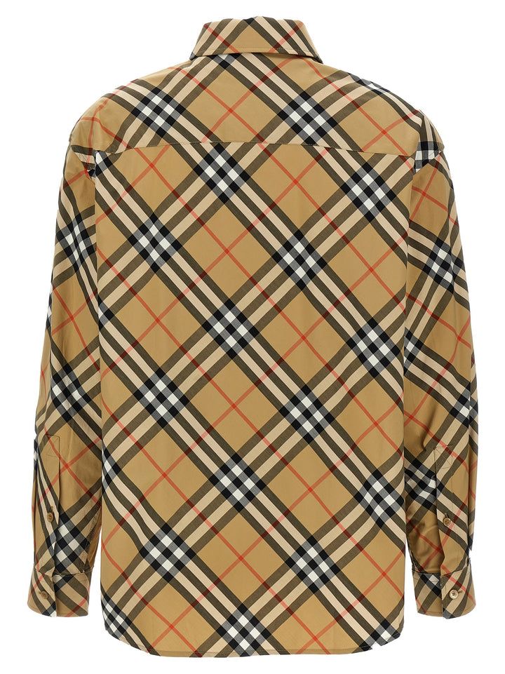 Burberry Check Shirt Camicie - Beige | 7e2e67d744c4bc9d7b7516ba27a36d24bcb39fec